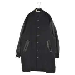 N.HOOLYWOOD (エヌハリウッド) サンプル品 レザー切り替えロングコート ブラックのサムネイル