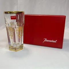 BACCARATバカラ/※廃盤極稀少型　エンパイア 金彩　蓋物　美品 〇美品〇バカラ Baccarat エンパイア アルクール 金彩