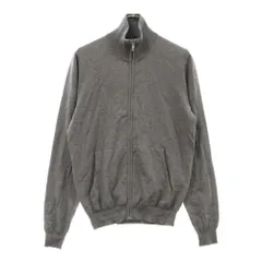 LARDINI (ラルディーニ) ジップアップ ドライバーズ ニットセーター グレーのサムネイル