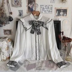 Ank Rouge デコルテあきタックブラウス