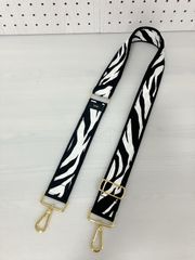 ハンドメイド＊ショルダーストラップ ゼブラ(895)