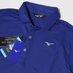 ○送料390円可能商品 ミズノ ゴルフ MIZUNO GOLF 新品 メンズ 吸汗速乾 半袖 ポロシャツ Lサイズ [52JA0062251N-L] 一 三 弐★QWER★