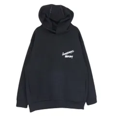 ISAMUKATAYAMA BACKLASH イサムカタヤマバックラッシュ ANONYMOUS アノニマス別注 ロゴプリント プルオーバー スポンジ フーディ パーカー ブラック系 L【中古】のサムネイル
