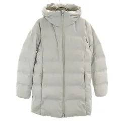 ユニクロ シームレス ダウンコート M グレー UNIQLO レディース