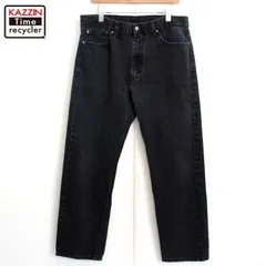 00s Levi's 505 ブラック デニムパンツ メンズ 表記36×30サイズ