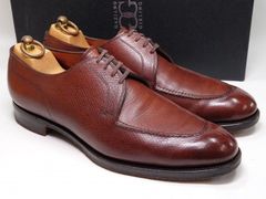 362 / 0715 極上 ガジアーノ＆ガーリング HOVE Uチップ ブラウン ハッチグレイン 8D ＃GG06