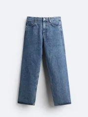 ZARA　スタジオニコルソンコラボ　デニム　ワイド　サイズ34 ZARA スタジオニコルソンコラボ デニム ワイド サイズ34