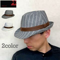 M-N713中折ハット メンズ おしゃれ 40代 50代 60代コットンナカオレ 帽子 紳士 HAT