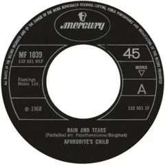 英7” Aphrodites Child Rain And Tears MF1039 Mercury /00080