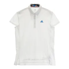 サイズ：OT ADIDAS GOLF アディダスゴルフ 2022年モデル HA0224 半袖ポロシャツ 袖メッシュ  ホワイト系 [240101258790]# ゴルフウェア レディース ストスト