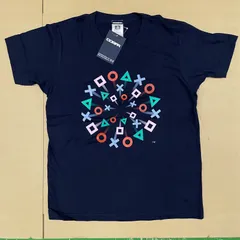 Tシャツ 半袖 プレイステーション 半袖Tシャツ 半そで メンズ 春 夏 トップス プリントTシャツ ファミリーマーク プレステ PlayStation ゲーム ネイビー 紺 PlayStation（R）祭 【T01