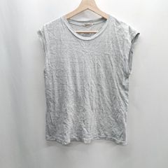 ◇ ⊂Φ AURALEE オーラリー ノースリーブ トップス カットソー サイズ0 グレー レディース E  【1410290043561】