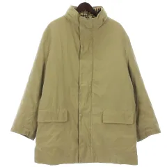 バーバリー ロンドン BURBERRY LONDON ジップアップ コート 中綿ライナー付き カーキ系 M ■GY06のサムネイル