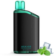 電子タバコ 使い捨て ベイプ メンソール 16,000回吸引可能 禁煙パイポ vape シーシャ 持ち運び 爆煙 水蒸気タバコ ニコチン タール無し 禁煙グッズ ARASHI アイスミント+アイスコーラ