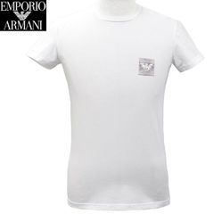 新品 エンポリオ アルマーニ Tシャツ メンズ 半袖 カットソー ホワイト アンダーウェア EM000375 AF10798