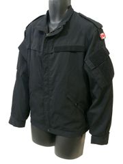 カナダ軍 海軍 RCN 難燃ジャケット Nomex ブラック 中古上 国旗パッチ付き