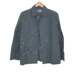 良好 GENNY ジェニー  ジャケット サイズ:USA12  ブラック  レディース ビジューデザイン　241007001320