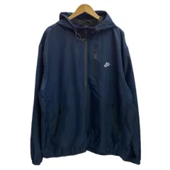 ナイキ NIKE windbreaker jacket フルジップ NME920220KL4 ジャケット ネイビー XLサイズ 201MT-3709