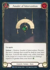 【中古】Flesh and Blood EVR180[R]：Amulet of Intervention