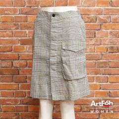 春夏/G-STAR RAW/XXSサイズ/スカート D09425-A070 グレンチェック カーゴポケット  ジースターロウ 新品/緑/グリーン/kz422/