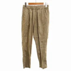 アーバンリサーチ ドアーズ URBAN RESEARCH DOORS 22SS リネン混テーパードイージーパンツ 紐ウエスト M ベージュ /RK