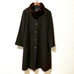 極美品　Leilian レリアン カシミヤ100% リアルファー 2way Leilian レリアン 最高級 カシミヤ100% ミンクファー ダブル コート