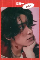 【中古】食玩 ステッカー・シール ジェイク(縁：赤) ノーマルシール 「ENHYPEN ツインウエハース」