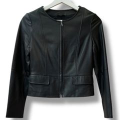 ANAYI アナイ ラムレザージャケット サイズ36 ライダース ブラック 黒