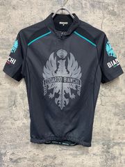JD443 ビアンキ Bianchi 半袖サイクルジャージ 黒