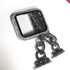 40mm 44mm キラキラカバー AppleWatch　カバー SNSで話題中 AppleWatch　バンド チェーンベルト オシャレ インスタ映え アップルウォッチ　ベルト 大人気 アップルウォッチ　バンド アップルウォッチ　カバー 