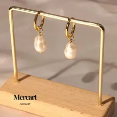 ピアス パール 韓国風 大ぶり 揺れる 2WAY パールピアス 一粒パール サージカルステンレス 華奢 高みえ プチプラ 上品