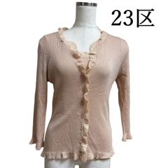 TO BE CHIC(トゥービーシック) 　レディース　フォーマル　カットソー　ペプラム カットソー 7分袖 グレー 40号　L ブランド古着通販なら「てんとうむし」。40代、50代レディース