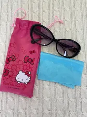 ☆ハローキティ メガネケース付　サングラス　メガネ　カラーレンズ☆キティちゃん