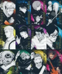 【中古】キャラカード B.渋谷事変 「芥見下々 呪術廻戦展 箔押しクリアカードコレクション12枚セット」