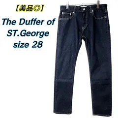【美品◎】The Duffer of ST.George　MADE IN OKAYAMA：【岡山スキニー】ワンウォッシュストレッチデニム5ポケット　インディゴブルー24　オールシーズンOK / 日本製 / カジュアル