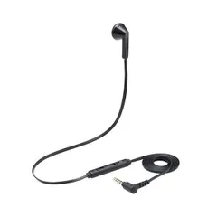 エレコム イヤホン インナーイヤー 3.5φ4極 片耳 セミオープン ミュートスイッチ付き モノラル インラインコントローラー ブラック PS4/5 NINTENDO SWITCH H...