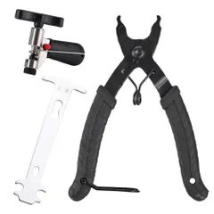 新品 自転車専用 チェーン修理ツール チェーンカッター チェーンチェッカー 取り外しと取り付け +チェーンカッター+道路車 3-in-1 修理工具 整備工具 修復工具