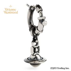 ヴィヴィアン MAN PAULIANA Orb single パウリアーナ ORB シングルピアス (Oxidized SV) １個売りです［Vivienne Westwood］