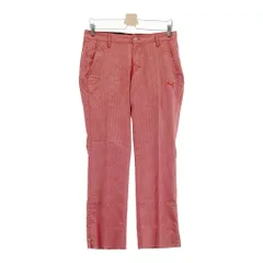 サイズ：79 PUMA GOLF プーマゴルフ  ストレッチパンツ チェック柄 レッド系 [240101487089] ゴルフウェア メンズ ストスト