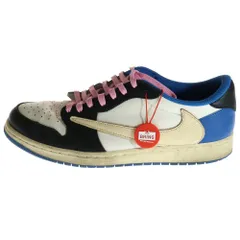 NIKE (ナイキ) ×TRAVIS SCOTT FRAGMENT DESIGN AIR JORDAN 1 LOW OG SP トラヴィススコット フラグメント エアジョーダン1 ローカットスニーカー DM7866-140 US10.5/28.5cm
