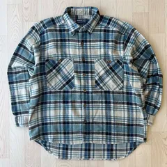 Berrie Dale Craftmanship  青 ブルー チェック柄 シャツ vintage