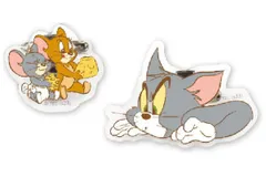 ティ 【送料無料】【トムとジェリー】【Tom and Jerry】2wayアクリルバッジセット【つまみぐい】【トム】【ジェリー】【タフィー】【ワーナー】【アニメ】【クリップ】【バッジ】【留め具】【文房具】【学校】【勉強】【雑貨】【グッズ】【かわいい】