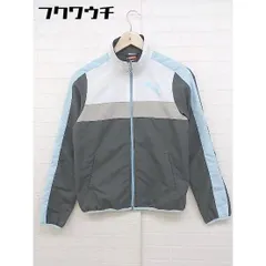 ◇ PUMA プーマ ジップアップ ロゴ プリント 長袖 ジャケット サイズS グレーマルチ メンズ 【中古】 【1105130010253】