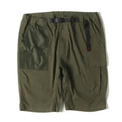 【美品】GRAMICCI グラミチ パンツ サイズ:XL / ストレッチ リップストップ ミリタリー イージーショーツ / カーキ / ボトムス ショートパンツ ズボン【メンズ】【中古】
