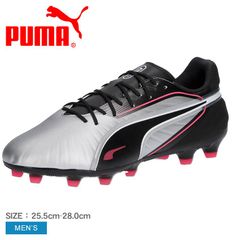プーマ サッカースパイク 108318 メンズ キング マッチ ワイド HG PUMA カラー:シルバー×ブラック×サン 品番：16552860
