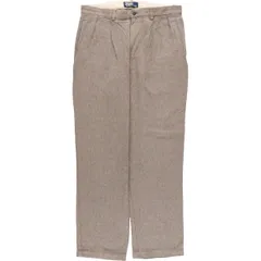 古着 ラルフローレン Ralph Lauren POLO by Ralph Lauren ツータック コットン スラックスパンツ メンズw33相当/eaa584172