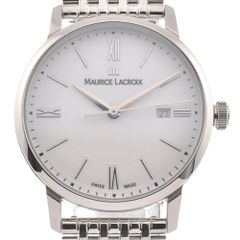 モーリスラクロア MAURICE LACROIX EL1094-SS002-110-1 エリロス  デイト クォーツ レディース美品箱付き N#131611