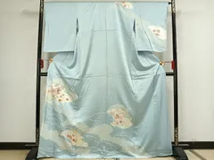 ♦︎きもの結♦︎創業460年・千總訪問着笹梅金糸落款あり正絹♦︎j