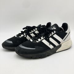 adidas アディダス ZX1K BOOST ゼットエックス1ケーブースト スニーカー ブラック メンズ 27.5cm C-2-8