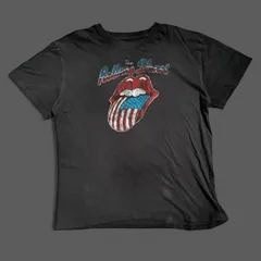 The rolling stones band Tshirt バンドT フェード
